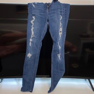 High Rise Skinny Hollister Blue Jeans